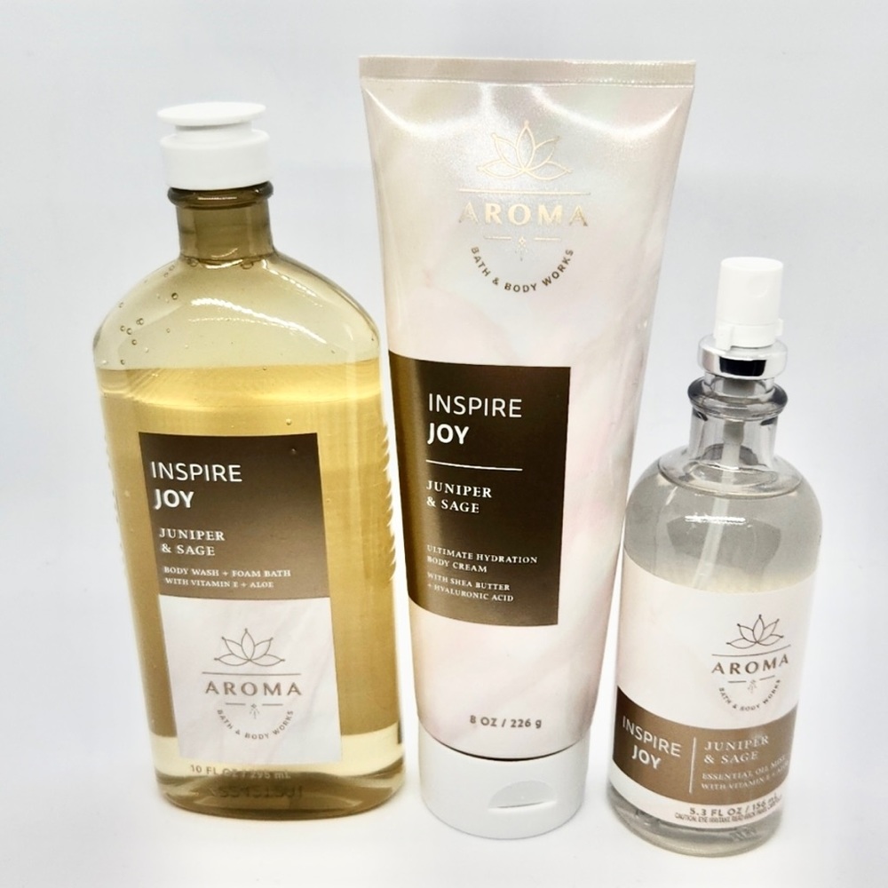 NWT Bath and Body Works - Inspire Joy - Juniper and Sage